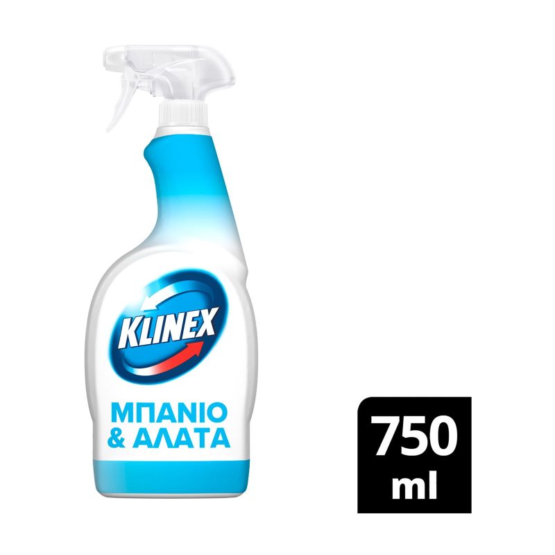 KLINEX hygiene υγρό καθαριστικό μπάνιου σε spray 750ml – Καθαριστικά Μπάνιου