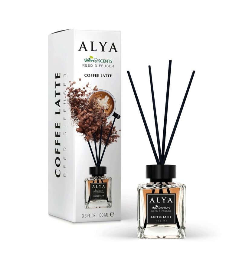 ALYA nature's scents αρωματικό χώρου με στικ coffee latte 100ml – Αρωματικά Χώρου
