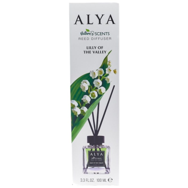 ALYA nature's scents αρωματικό χώρου με στικ lilly of the valley 100ml – Αρωματικά Χώρου