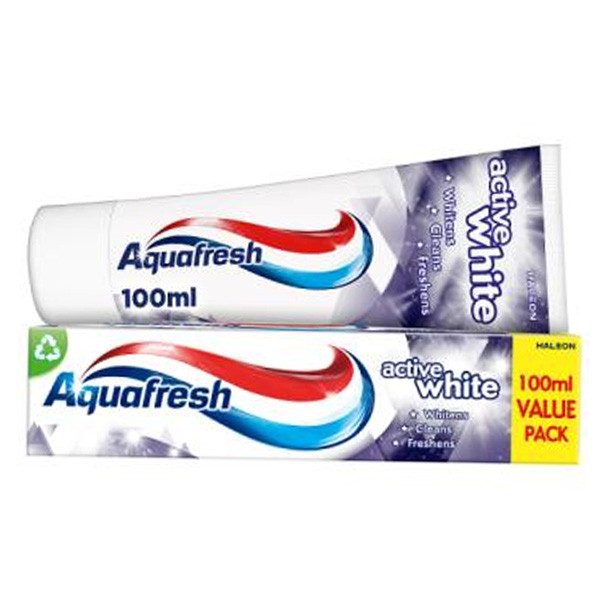 AQUAFRESH οδοντόκρεμα Active White 100ml – Οδοντόκρεμες