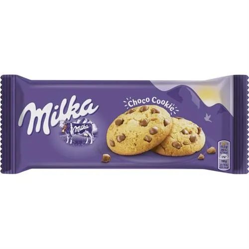 MILKA μπισκότα με κομματάκια σοκολάτας 135gr