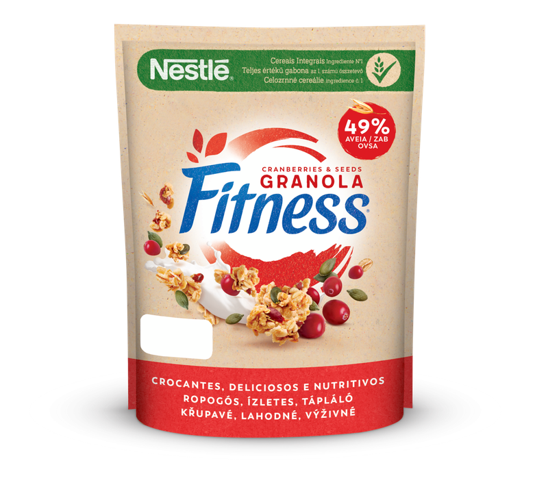 NESTLE δημητριακά fitness granola με cranberries και seeds 300gr