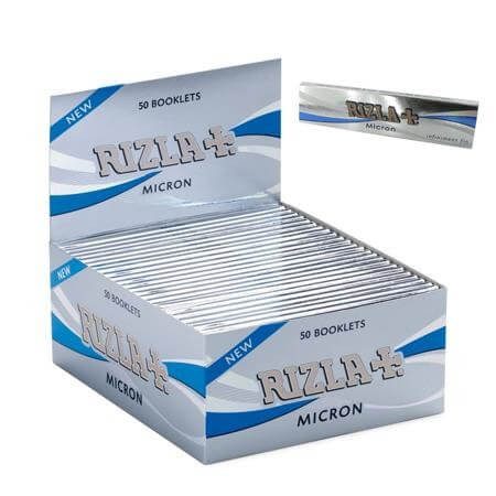 RIZLA τσιγαρόχαρτο micron 50x50τεμ – Χαρτάκια Στριφτού