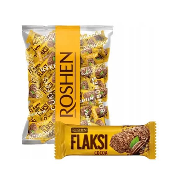 ROSHEN γκοφρετάκια flaksi με κακάο 500gr – Σοκολάτες