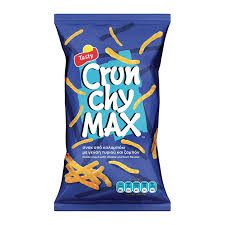 TASTY SNACKS πατατάκια crunchy max με γεύση τυρί 100gr