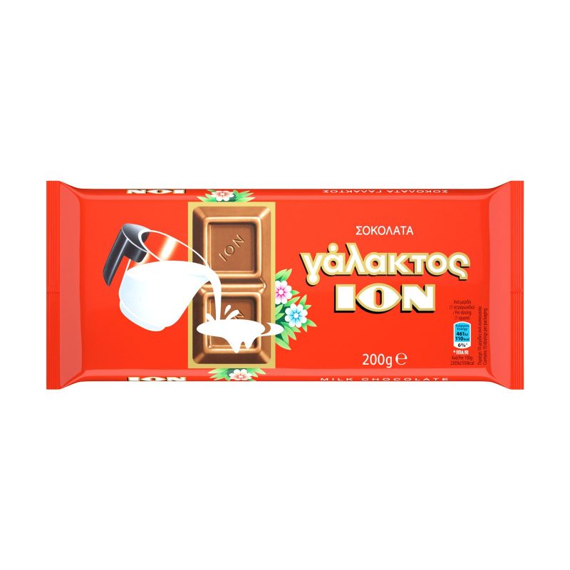 ΙΟΝ σοκολάτα γάλακτος 200gr – Σοκολάτες