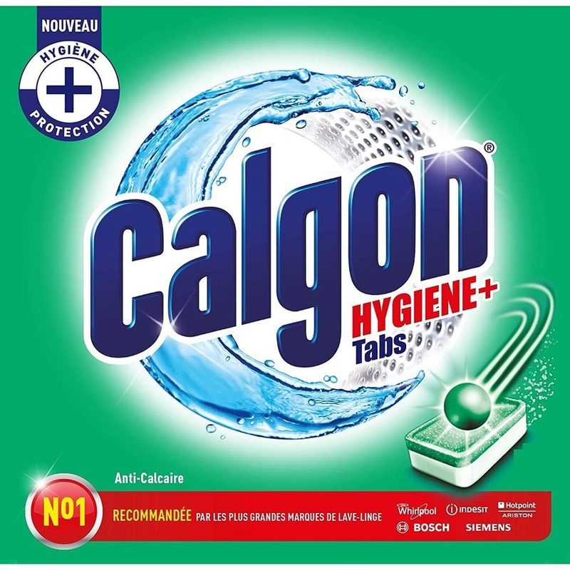 CALGON αποσκληρυντικό πλυντηρίου ρούχων hygiene+ σε ταμπλέτες 17τεμ – Ενισχυτικά Πλύσης