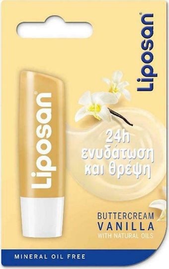 LIPOSAN ενυδατικό χειλιών με άρωμα βανίλια 4,8gr – Lip Care