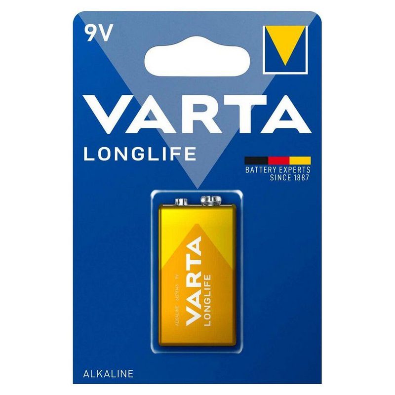 VARTA μπαταρία αλκαλική 9V πλακέ 1τεμ – Αλκαλικές Μπαταρίες