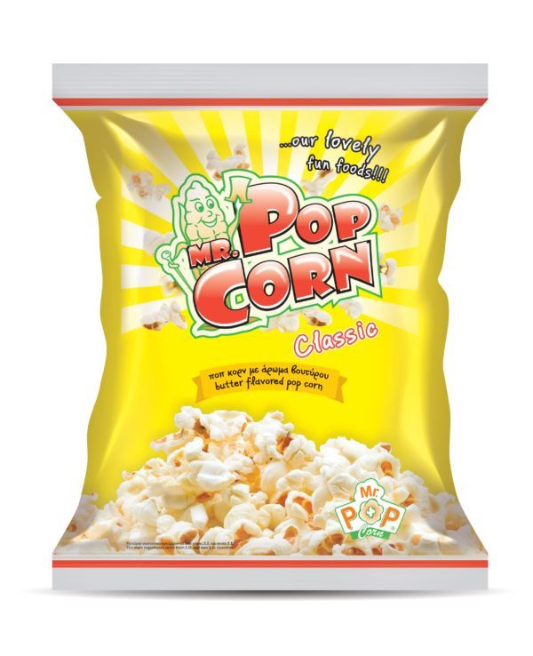 MR POP CORN ποπ κορν με γεύση βούτυρο 33gr – Γαριδάκια και Ποπ Κορν