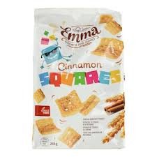 ΕΜΜΑ δημητριακά squares με γεύση κανέλα 250gr – Έμμα