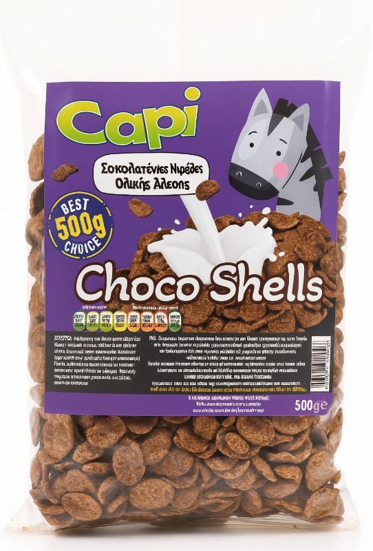 CAPI δημητριακά choco shells 500gr