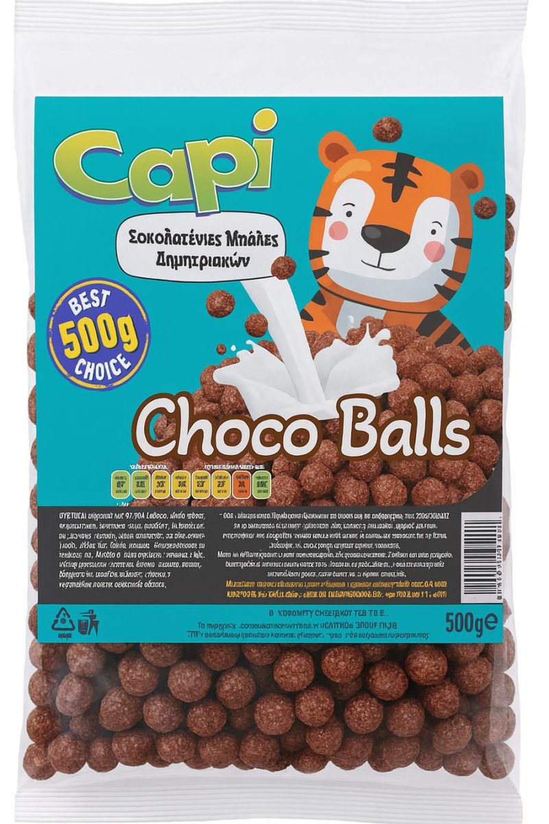 CAPI δημητριακά choco balls 500gr