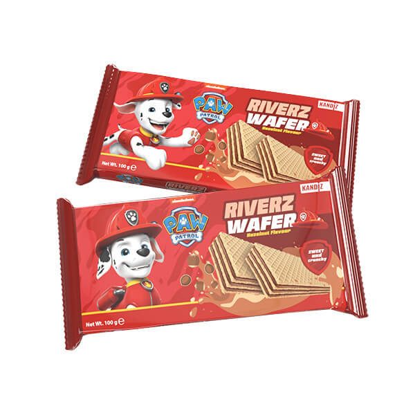 PAW PATROL γκοφρέτα με πραλίνα φουντουκιού 100gr – Σοκολάτες