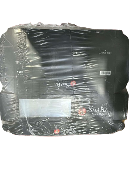 LUXURY κουτί για sushi με παράθυρο 26x7,5x4,5cm 10kg – Κουτιά Τροφίμων μιας Χρήσης (Χονδρική)