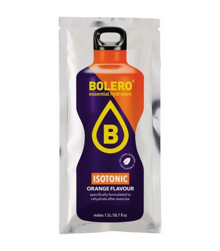 BOLERO τσάι στιγμιαίο ισοτονικό πορτοκάλι χωρίς ζάχαρη 9gr – Ηλεκτρολύτες και Ισοτονικά