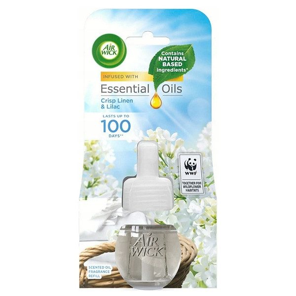 AIR WICK ανταλλακτικό αποσμητικό χώρου crisp linen 19ml – Αρωματικά Χώρου
