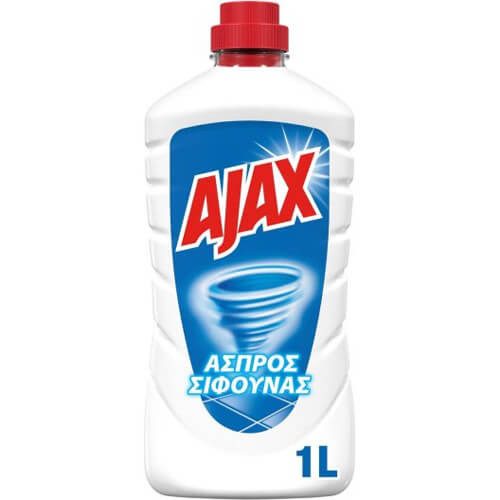 AJAX Άσπρος Σίφουνας υγρό καθαριστικό γενικής χρήσης Κλασικό 1lt – Καθαριστικά Επιφανειών