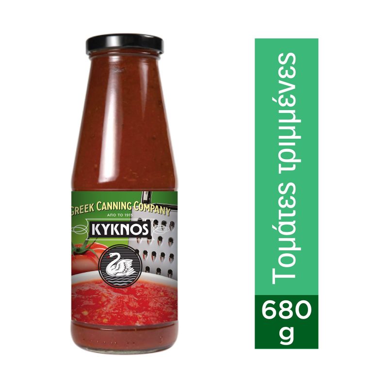 ΚΥΚΝΟΣ τομάτα τριμμένη φιάλη 680ml – Κύκνος – Σάλτσες και Dressings