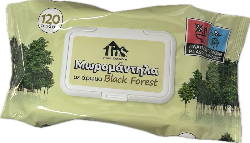 TNS μωρομάντηλα με άρωμα black forest 120τεμ