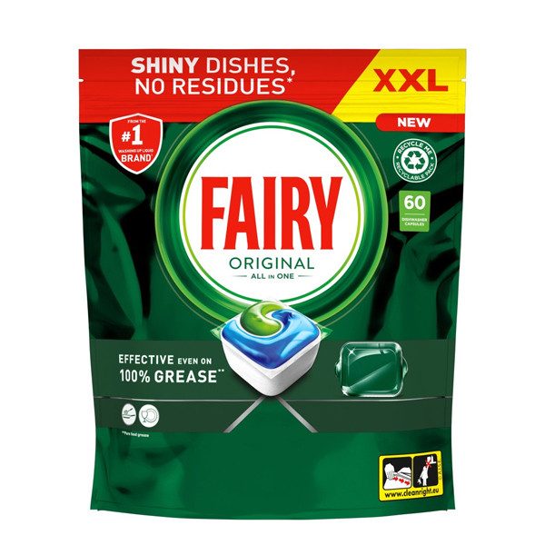 FAIRY ταμπλέτες πλυντηρίου πιάτων all in one original 60τεμ – Απορρυπαντικά Πλυντηρίου Πιάτων