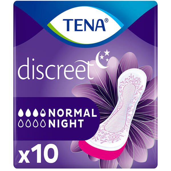 TENA discreet lady σερβιέτες ακράτειας normal night 10τεμ