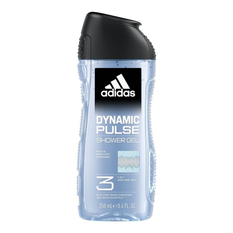 ADIDAS αφρόλουτο gel dynamic pulse fresh και woody 250ml – Αφρόλουτρα