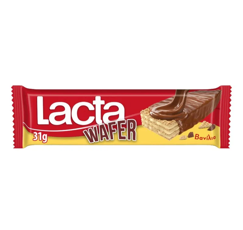 LACTA wafer γκοφρέτα με βανίλια 31gr – Σοκολάτες
