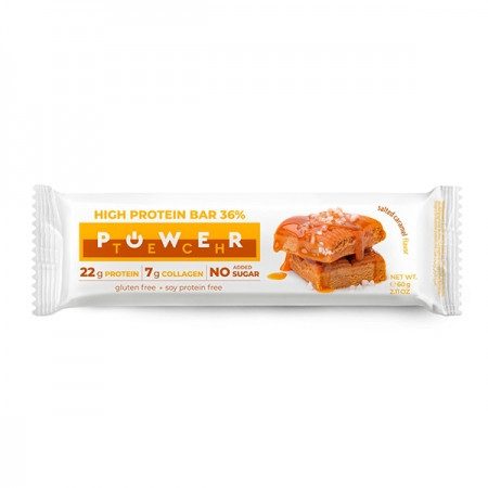 POWER TECH μπάρα πρωτεϊνης με αλατισμένη καραμέλα 60gr – Μπάρες Πρωτεΐνης