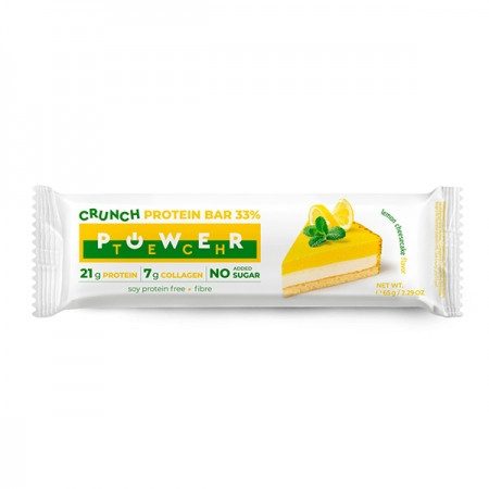 POWER TECH μπάρα πρωτεϊνης με cheesecake λεμόνι 65gr – Μπάρες Πρωτεΐνης