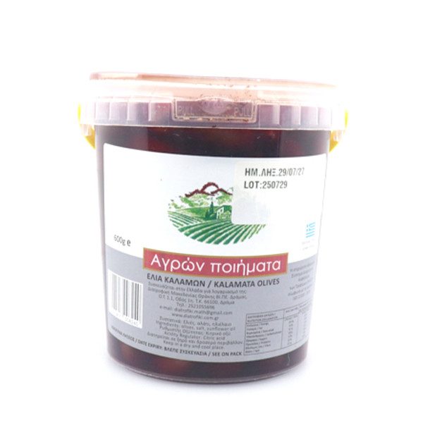 ΑΓΡΩΝ ΠΟΙΗΜΑΤΑ ελιές καλαμών 600gr – Sakkas olives