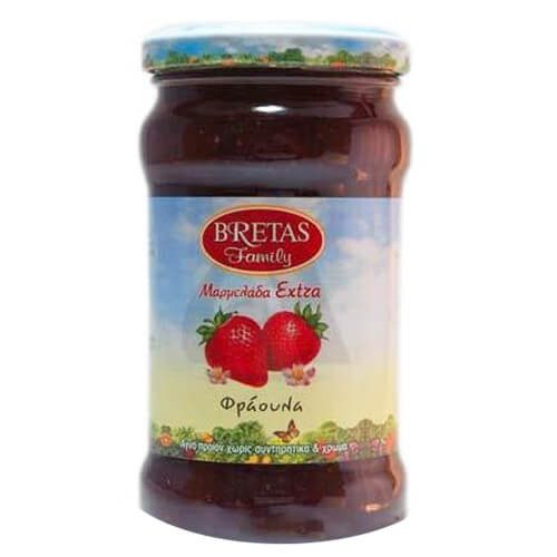 ΜΠΡΕΤΑΣ μαρμελάδα φράουλα βάζο 370gr – Μπρέτας – Μαρμελάδες