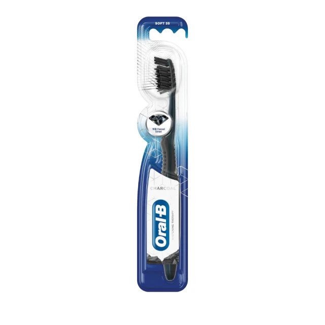 ORAL-B οδοντόβουρτσα 3d white charcoal μαλακή 1τμε – Οδοντόβουρτσες Απλές
