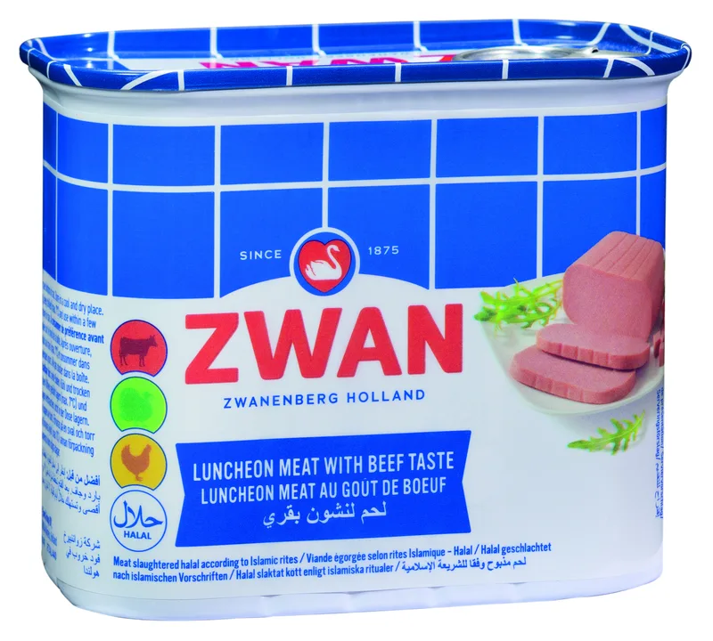 ZWAN luncheon meat χοιρινό 340gr – Τρόφιμα Μακράς Συντήρησης