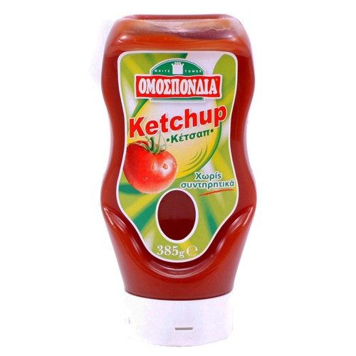ΟΜΟΣΠΟΝΔΙΑ ketchup 385gr – Ομοσπονδία – Σάλτσες και Dressings