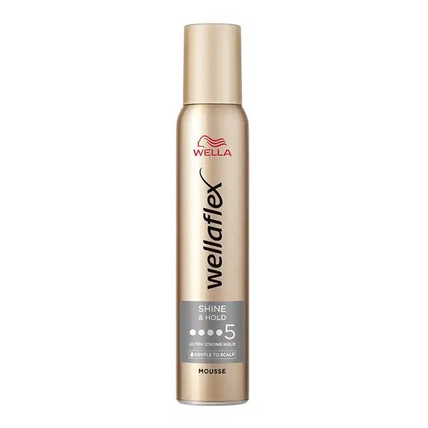 WELLAFLEX αφρός μαλλιών shine hold No5 200ml – Αφροί Μαλλιών