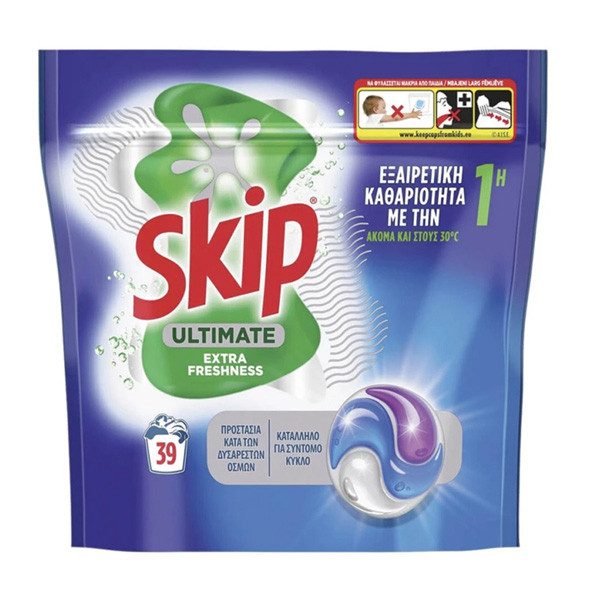SKIP ταμπλέτες πλυντηρίου ρούχων fresh 38τεμ – Απορρυπαντικά Ρούχων