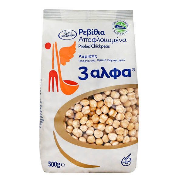 3ΑΛΦΑ ρεβύθια αποφλοιωμένα 500gr – 3 Άλφα – Όσπρια