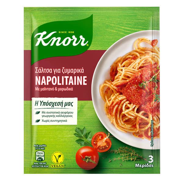 KNORR σάλτσα ναπολιτάνα 44gr – Σάλτσες και Dressings