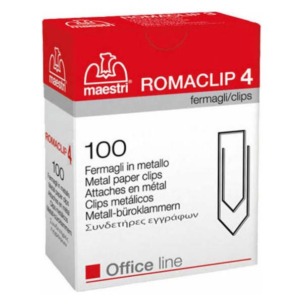 MAESTRI συνδετήρας romaclip No4 1τεμ – Συνδετήρες