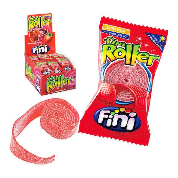 FINI ζελέ ρόλερ γλώσσα φράουλα 18x20gr – Καραμέλες, Γλειφιτζούρια και Τσίχλες