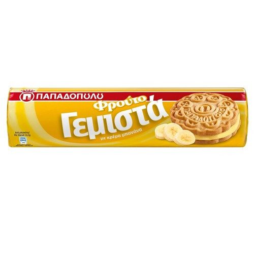 ΠΑΠΑΔΟΠΟΥΛΟΥ μπισκότα γεμιστά με μπανάνα 200gr – Παπαδοπούλου