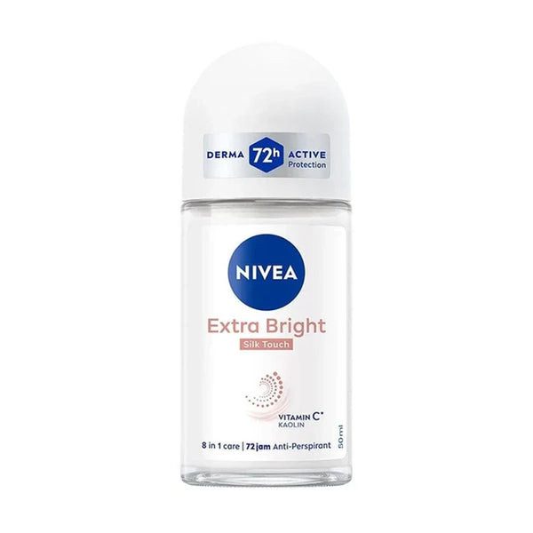 NIVEA αποσμητικό σώματος roll-on extra bright silk touch 50ml – Αποσμητικά