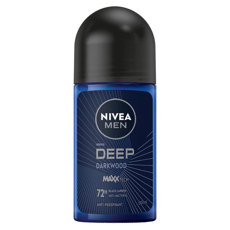NIVEA αποσμητικό σώματος roll-on deep darkwood 50ml – Αποσμητικά