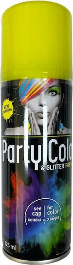 PARTY COLOR σπρέι μαλλιών κίτρινο 125ml – Αποκριάτικα Αξεσουάρ