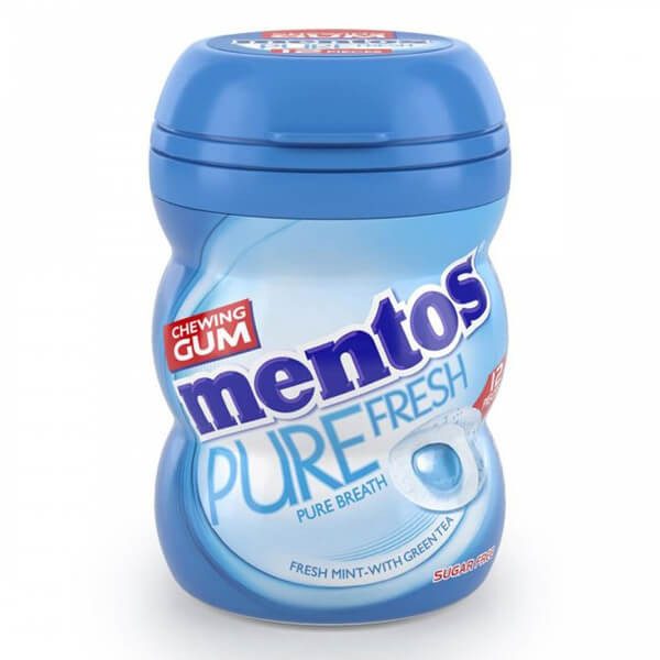 MENTOS τσίχλες pure fresh mint 4x60gr – Καραμέλες, Γλειφιτζούρια και Τσίχλες