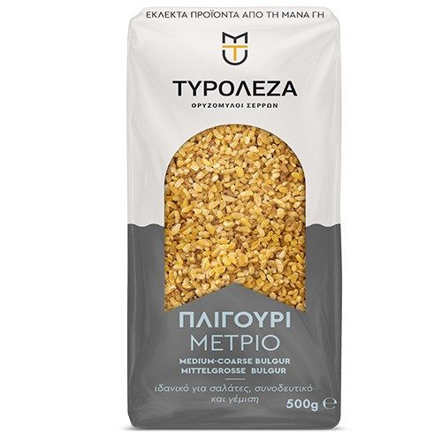 ΤΥΡΟΛΕΖΑ ζυμαρικά πλιγούρι μέτριο 500gr – Τυρολέζα