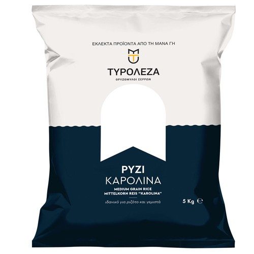 ΤΥΡΟΛΕΖΑ ρύζι καρολίνα 5kg – Τυρολέζα