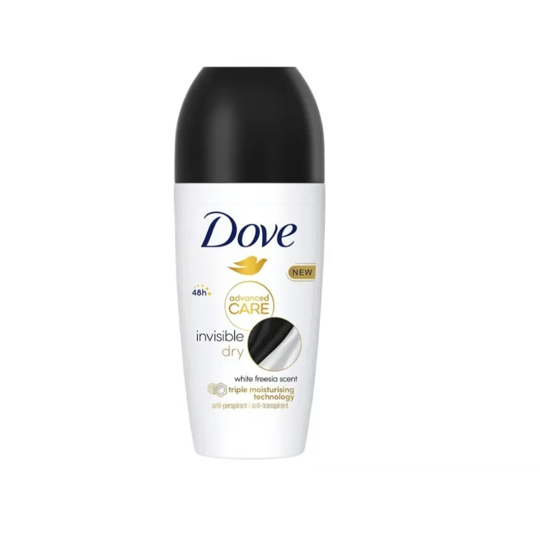 DOVE αποσμητικό σώματος roll-on invisible dry 50ml – Αποσμητικά
