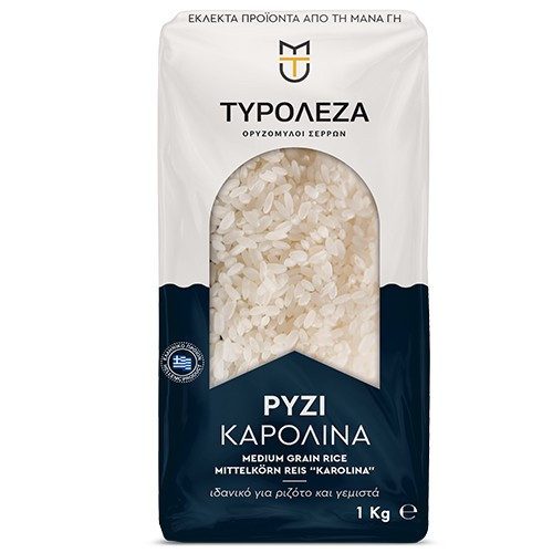ΤΥΡΟΛΕΖΑ ρύζι καρολίνα 1kg – Τυρολέζα